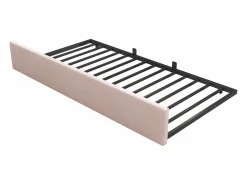 Hauss Spole Cama Nido|Cama infantil 90x200 cm con cama nido 90x190 cm, tapizado en terciopelo , sin colchón