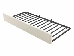 Hauss Spole Cama Diván|Cama Nido|Cama infantil 90x200 cm con cama nido 90x190 cm, tapizado en terciopelo , sin colchón