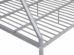 Vente-unique Cama Litera|Cama litera ELEVATIO II - 90x190 cm y 140x190cm - Plata