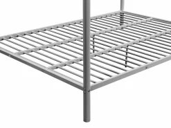 Cama litera GEMINI II de 2x140x190 cm en color plata^Vente-unique Best