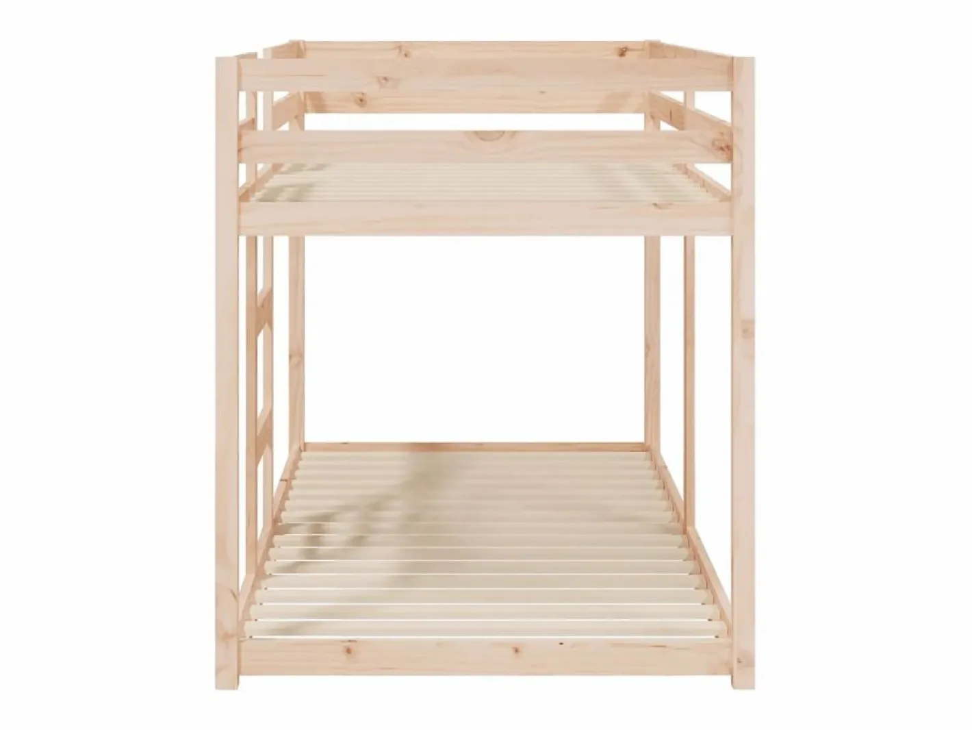 vidaxl Cama Litera|Cama litera sin colchón madera maciza de pino 90x200 cm