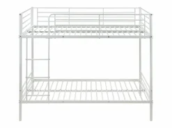 Vente-unique Cama literas 2 x 90 x 190 cm con somieres y cama nido - DUOTIS Blanco Outlet