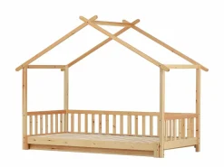 Cama nido - cama cabina para niños 90(180)x200cm en madera maciza - Natural^ModernLuxe