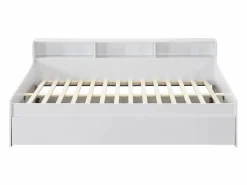 Vente-unique cama nido 90 x 200 cm con almacenamiento + colchón - LUNOVICA Blanco Sale
