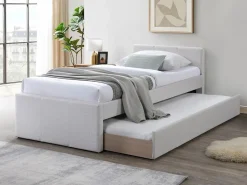 Cama nido 90 x 190 cm tela - DORITALO^Vente-unique Online
