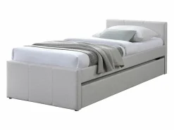 Vente-unique Cama Nido|Cama Infantil|Cama nido 90 x 190 cm tela + colchón - DORITALO