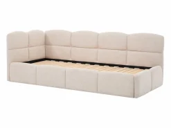 Vente-unique Cama Nido|Cama Infantil|cama nido 2 x 80 x 200 cm con somier de lamas y tejido texturizado - PLURANIO