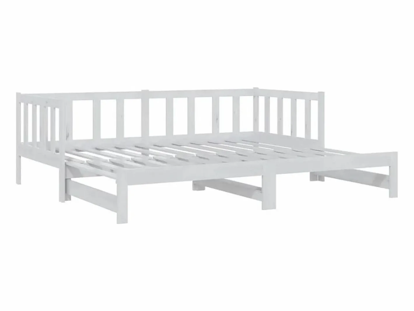 Cama nido - 90x200 cm extraíble madera maciza de pino ES86075^