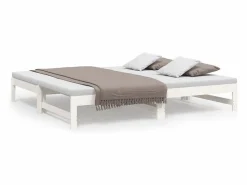 Cama Nido|Cama nido - 90x190 cm extraíble madera maciza de pino ES44673