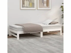 Cama Nido|Cama nido - 90x190 cm extraíble madera maciza de pino ES44673