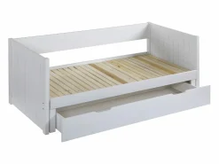 Vente-unique Cama nido ALFIERO 90 x 190 o 174 x 190 cm - Con almacenaje - Blanco Online