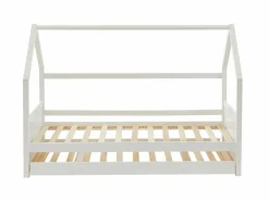 Vente-unique Cama Montessori|Cama Nido|Cama nido cabaña 2 x 90 x 190 cm de madera de Pino con colchón - HURRA