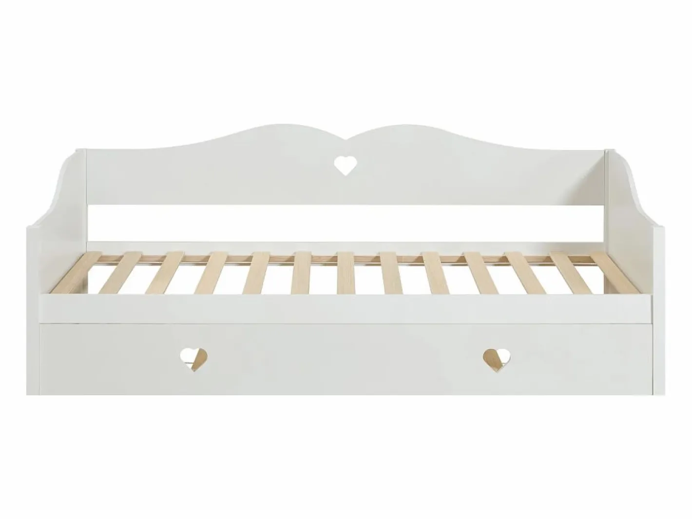Cama nido con dos camas de 90 x 190 cm de pino y MDF - DASTIVA^Vente-unique Clearance