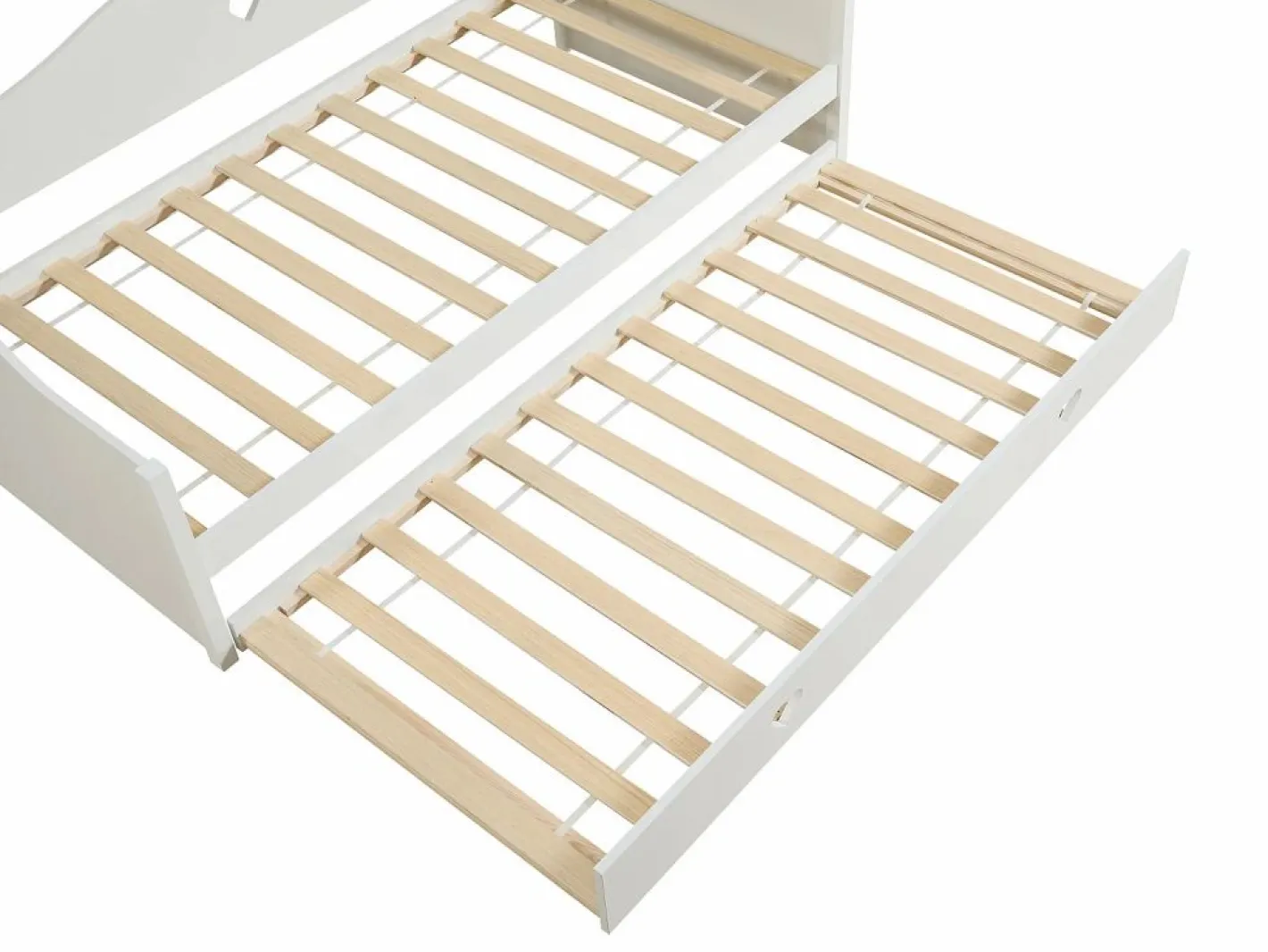 Cama nido con dos camas de 90 x 190 cm de pino y MDF - DASTIVA^Vente-unique Clearance