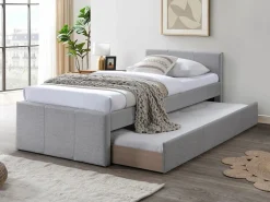 Cama nido Doritalo de 90 x 190 cm en tela^Vente-unique Discount