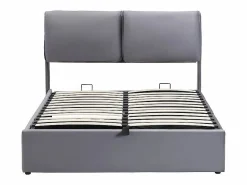 Cama nido en terciopelo , 140 x 190 cm, con 3 cajones y cabecero ajustable, carga máx. 300kg^DripeX Online