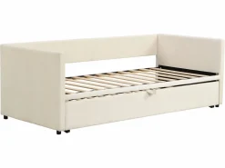 Merax Cama Diván|Cama Nido|Cama nido infantil 90 x 200 cm - terciopelo - estilo contemporáneo - color