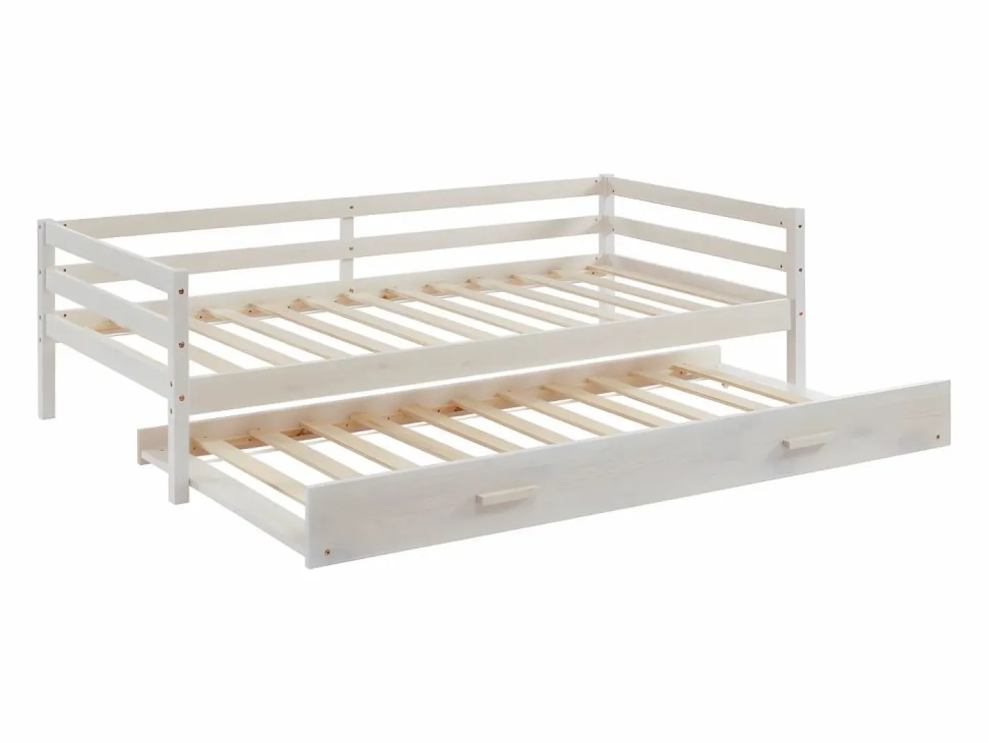 Vente-unique Cama nido infantil 2 x 90 x 190 cm Pino macizo y MDF AEDAN II Blanco Sale