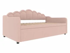 Cama nido infantil 90x200 cm con LED convertible en cama para adultos 180x200 cm, terciopelo, , sin colchón^Hauss Spole Sale