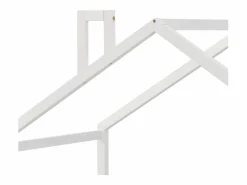 Cama nido 90x200 cm - Cama infantil con somier - protección anticaídas - Blanco Clearance