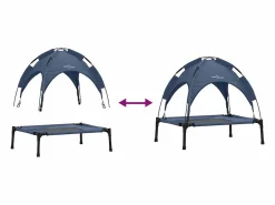 Cama para perro Azul marino m Acero^Clicnbuy Best