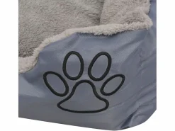 Clicnbuy Cama para perro con cojín acolchado talla XXL Gris Clearance