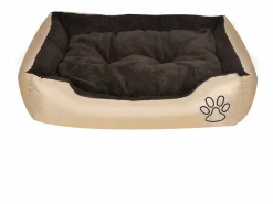 Clicnbuy Cama De Animales De Compañía|Cama para perro con cojín acolchado talla L