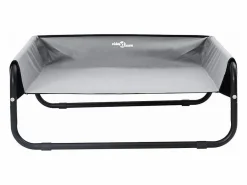 Clicnbuy Cama para perro l Tela Oxford y Acero Gris claro Best