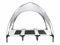 Clicnbuy Cama para perro Gris plata xl Acero Plateado Sale