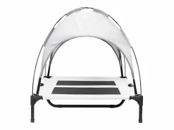Clicnbuy Cama De Animales De Compañía|Cama para perro Gris plata l Acero