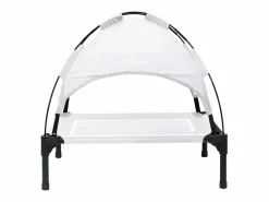 Clicnbuy Cama De Animales De Compañía|Cama para perro Gris plata s Acero