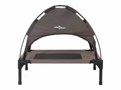 Clicnbuy Cama para perro Marrón s Acero Marru00f3n Sale