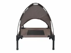 Clicnbuy Cama para perro Marrón s Acero Marru00f3n Sale