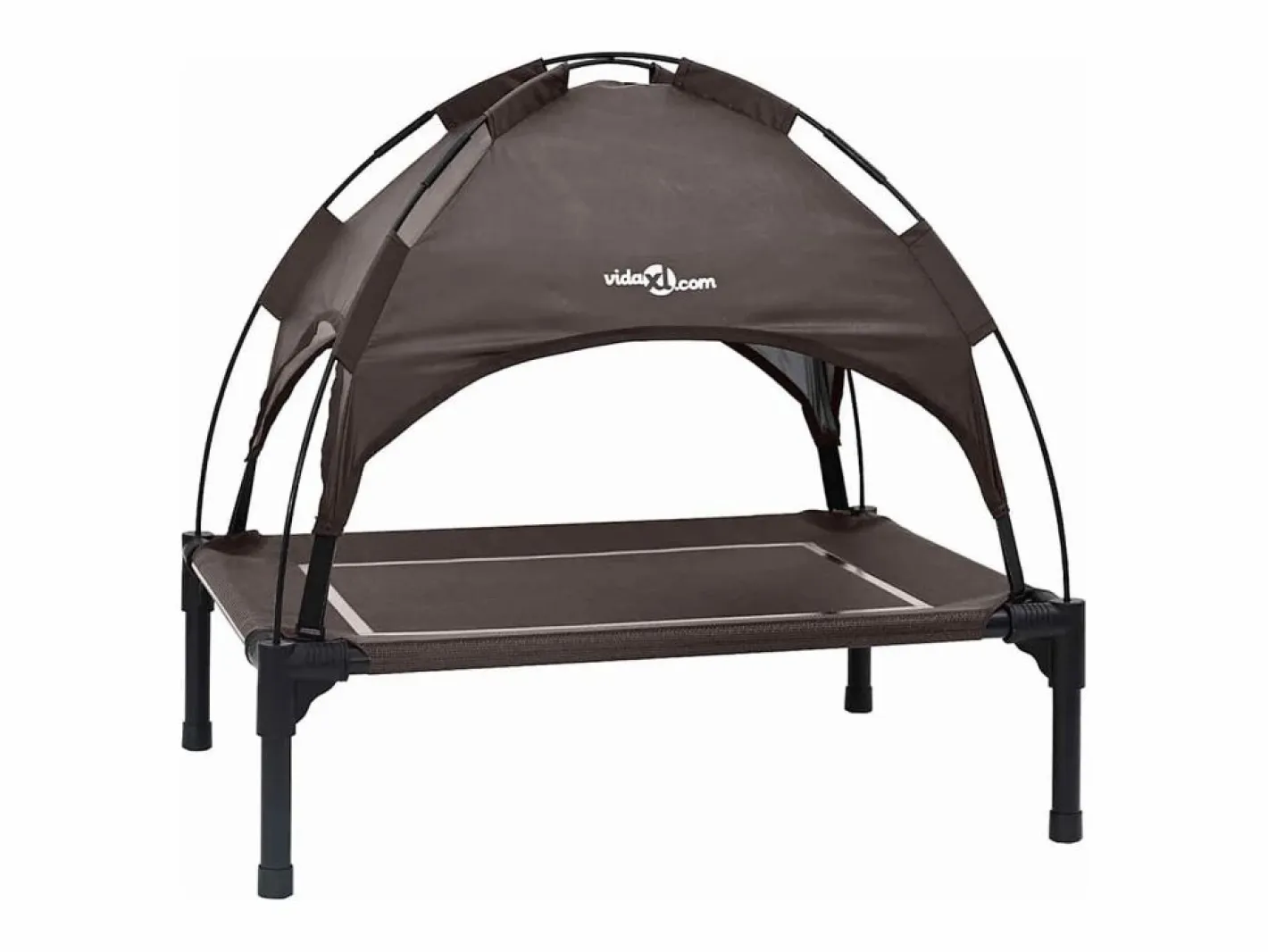 Clicnbuy Cama De Animales De Compañía|Cama para perro Marrón s Acero