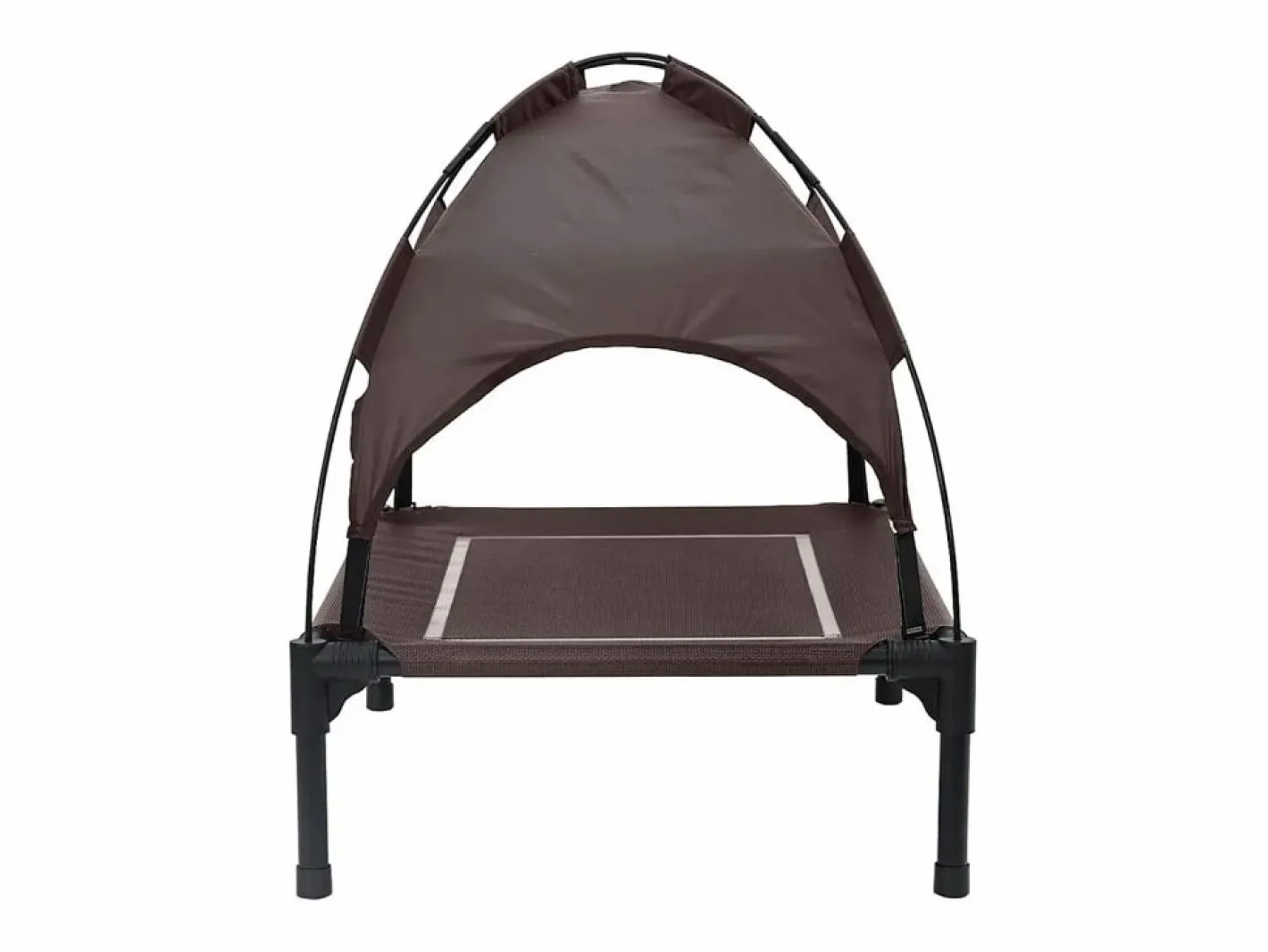 Clicnbuy Cama De Animales De Compañía|Cama para perro Marrón s Acero