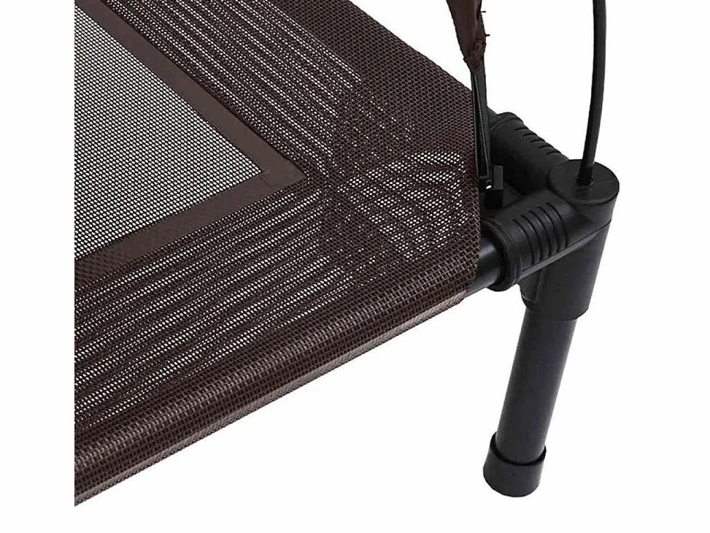 Clicnbuy Cama De Animales De Compañía|Cama para perro Marrón s Acero