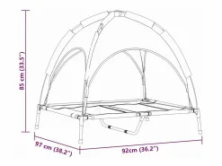 Cama para perro l Acero^Clicnbuy Discount
