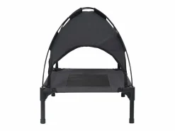 Clicnbuy Cama para perro m Acero Negro Outlet
