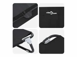 Clicnbuy Cama De Animales De Compañía|Cama para perro ML Tela Oxford y Acero