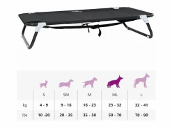 Clicnbuy Cama De Animales De Compañía|Cama para perro ML Tela Oxford y Acero
