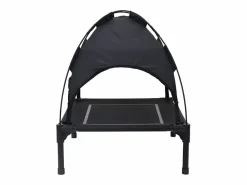 Clicnbuy Cama para perro s Acero Negro Online