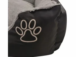 Clicnbuy Cama para perros con cojín acolchado Talla XXL Negro Outlet