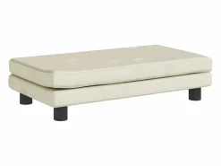Clicnbuy Cama para perros con extensión terciopelo 100x50x30 cm Crema Sale