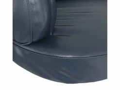 Clicnbuy Cama De Animales De Compañía|Cama para perros de espuma cuero sintético oscuro 88x65 cm