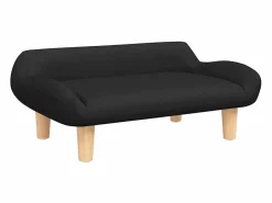 Clicnbuy Cama para perros de tela negra 70x40x24 cm Negro Online