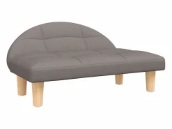 Cama para perros de tela gris taupe 70x52x30 cm^Clicnbuy Outlet