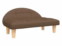 Clicnbuy Cama De Animales De Compañía|Cama para perros de tela marrón 70x52x30 cm