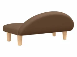Clicnbuy Cama De Animales De Compañía|Cama para perros de tela marrón 70x52x30 cm