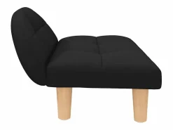Clicnbuy Cama De Animales De Compañía|Cama para perros de tela negra 70x52x30 cm