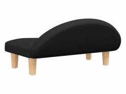 Clicnbuy Cama De Animales De Compañía|Cama para perros de tela negra 70x52x30 cm